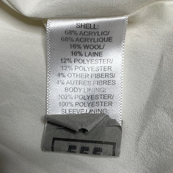 BANANA REPUBLIC Cream Women's Blazer Suit Jacket - Picture 9 of 10